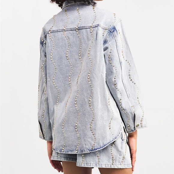 Sandro Rhinestone Jacket - Picture 2 of 6